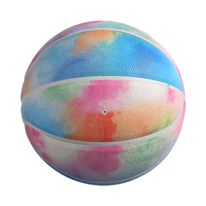 Ballon de basketball en PU de qualité supérieure, couleur dégradée, logo personnalisé, style streetwear, <span class=keywords><strong>cadeau</strong></span> pour les jeunes - Product Image 3