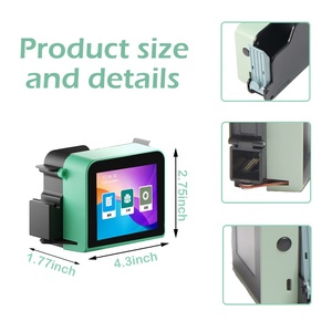 मिनी हैंडहेल्ड इंकजेट प्रिंटर प्रिंट डेट कोडर बैच बैच नंबर इंकजेट कार्टन पैकेजिंग बॉक्स इंकजेट गन - Product Image 5