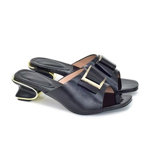 Eleganti <span class=keywords><strong>sandali</strong></span> con <span class=keywords><strong>tacco</strong></span> alto in pietra a punta aperta arancione per donna taglie forti traspiranti per uso quotidiano o matrimoni estivi stile Sexy - Product Image 4