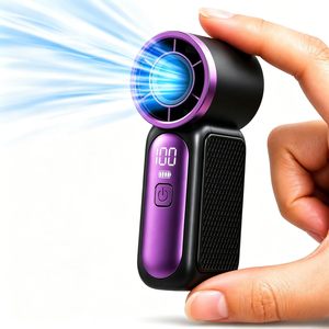 Ventilateur portable mini vert au meilleur prix, ventilateur de refroidissement portable pour voiture, ventilateur portable anglais pour enfants, jouet d'été pour l'extérieur - Product Image 3