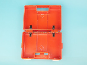 Boîte de premiers secours vide de luxe en ABS avec poignée pour un transport facile et pouvant être fixée au mur avec son support mural - Product Image 5