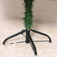 Arbre de Noël en PVC artificiel vert 60 90 120 180 210cm avec support en métal décoration de Noël de vacances d'intérieur et d'extérieur