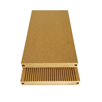 Terrasse composite de patio solide traditionnelle de 140x20mm antidérapante étanche avec installation par clic