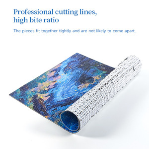 Rompecabezas de cartón de 1001 piezas personalizado, diseño Viaje Nocturno, acabado satinado, guía a tamaño real, cartón ecológico resistente, troquelado de precisión, grueso - Product Image 3