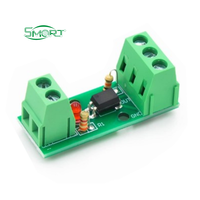 Módulo de Aislamiento Óptico de 1 Canal para Electrónica Inteligente EL817 PC817 Fotoaislador con Soporte de Montaje en Riel DIN Placa Electrónica