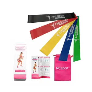 Nq cordões para exercício esportivo, equipamento de espuma macia ajustável, estampado personalizado, resistência ao bumbum