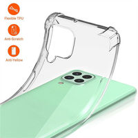 Coque transparente antichoc souple de 1,5 mm pour iPhone 17 16 Pro Max 14 Pro avec coussin d'air en TPU