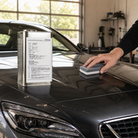 Lapisan Kristal Kuarsa Premium Keras dan Cepat Kering Tipe H untuk Permukaan Cat Mobil OEM