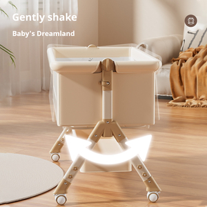 <span class=keywords><strong>Lit</strong></span> bébé 3-en-1 moderne européen, berceau portable pliable, <span class=keywords><strong>lit</strong></span> d'appoint avec moustiquaire, <span class=keywords><strong>pour</strong></span> chambre, villa, hôpital, appartement - Product Image 4