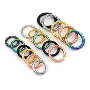 Handbag Hardware Metal O Ring Fashion Metal Bag Strap O-Rings O Ring Buckle Metal