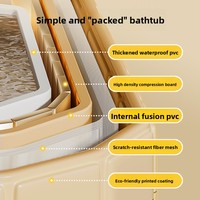 Grande baignoire gonflable pliable portable pour la maison, baignoire pleine grandeur pour adultes et enfants, température constante, extra-haute