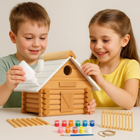 Kit de nichoir en bois à construire soi-même, nichoirs pour adultes à construire, artisanat en bois pour adultes et bricolage, nichoir