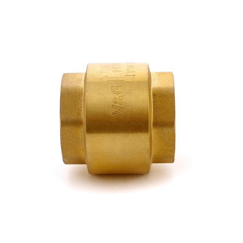 Price List 1/2 - 2 inch Water Pump Spring Brass Flap Check Valve Manufacturer