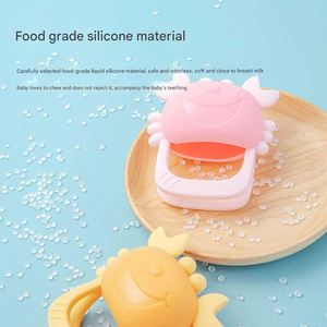 Jouet à mâcher souple en forme de gant, sucette à thème animal mignon, anneau de dentition pour bébé en silicone de qualité alimentaire, jouets sensoriels pour nourrissons - Product Image 4