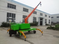 Mini-grue hydraulique intelligente de haute configuration, capacité de 500kg, 1t, 2t, extérieur, grue, téléphone portable