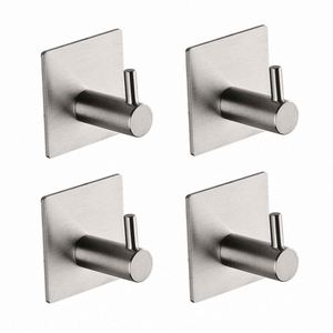 Stainless Steel Self-Adhesive <b>Kitchen</b> Bathroom Wall <b>Hooks</b> & Hangers Anti-Slip Heavy Duty Eco-Friendly Multifunction for RV Use - Product Image 2
