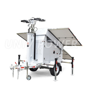 Torre de Luz Solar Móvil Montada en Remolque, Mideast Mobile Mast UST1200L, Torre de Luz Industrial Solar Móvil UST1200L - Product Image 3