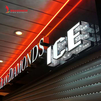 BRANDNEWSIGN Fabricant Personnalisé 3d Led Frontlit Letters Sign Light Wall Logo Signage Sign 3d Led Letter Sign pour les entreprises