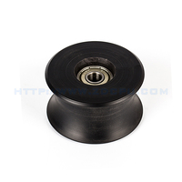 Poulie en nylon polyamide PA6 avec roulements, fabriquée en Chine