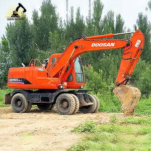 Factory Outlet Premium Original Tracks Buen rendimiento Doosan DH150W Rueda Excavadora usada para la venta - Product Image 6
