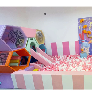 Thiết bị sân chơi trong nhà trẻ em chống va đập cho trẻ em với mê cung đường hầm mềm và bảo vệ an toàn cho cộng đồng sử dụng - Product Image 6