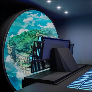 Pantalla de metal para la escuela 5D/7D/9D VR/MR, cine volador para interiores y exteriores, simulador educativo de parque de aventuras para aeropuerto - Product Image 4