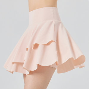Jupes de tennis et de golf taille haute pour femmes Short intérieur respirant avec logo et poche avant pour les sports athlétiques-Pickleball Running Plus - Product Image 1