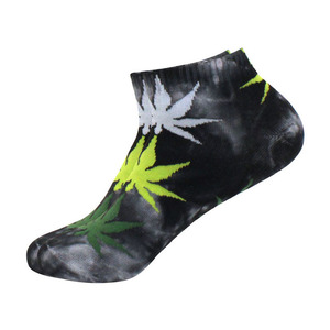 Chaussettes courtes en gros de haute qualité à motif feuille d'érable, épaisses, à séchage <span class=keywords><strong>rapide</strong></span>, florales d'automne, colorées, pour skateboard, hip-hop, couple - Product Image 5