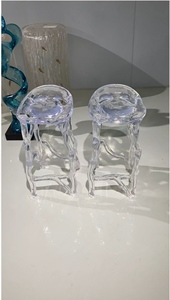 Light Luxury <strong>and</strong> <strong>High</strong>-end Resin bar Chair, Nordic Transparent <strong>and</strong> Simple <strong>High</strong> <strong>Stool</strong>, Coffee Shop bar Chair, Island <strong>Table</strong> Chair - Product Image 4