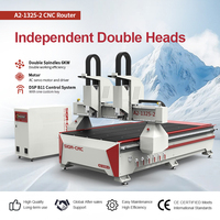 Máquina Fresadora CNC para Madera 1325 con Cabezales Dobles Independientes para Producción de Muebles