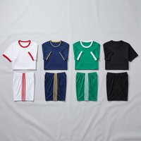Ensemble de maillot de football personnalisé 2 pièces (haut et short) par sublimation, version fan d'équipe, uniforme d'équipe OEM