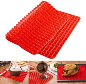 Tapis de cuisson et de pâtisserie en silicone sans BPA, antiadhésif, grand format, en forme de cône, avec picots, pour une cuisson saine et un contrôle optimal de l'huile - Product Image 5