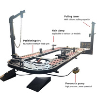 Banc de redressage de châssis automobile certifié CE JINGLI, équipement d'atelier en acier pour la réparation de carrosseries, mesure 2D
