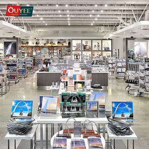 Étagère de sol pour vêtements au détail gondole étagères à livres magasin de souvenirs présentoir magasin de cadeaux meubles style de vie décoration de magasin - Product Image 5