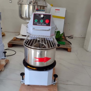 Mélangeur à pâte à <span class=keywords><strong>pain</strong></span> en acier inoxydable de qualité alimentaire 20L, prix d'usine, avec transmission par engrenages et chaîne, pour <span class=keywords><strong>boulangerie</strong></span> et restaurant commerciaux - Product Image 3