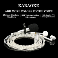 Casque filaire HIFI pour karaoké avec micro, chant en direct, écouteurs numériques avec puce CX31993, AUX, basses profondes, réduction de bruit, écouteurs KTV, musique