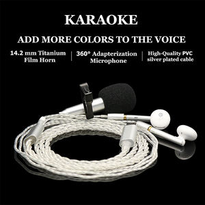 Auriculares Karaoke HIFI con Cable y Micrófono, Auriculares Digitales CX31993 con Chip, Entrada AUX, Graves Potentes, Cancelación de Ruido, para Karaoke y Música - Product Image 2