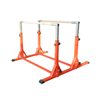 Barres parallèles horizontales miniatures en acier réglables pour la gymnastique à domicile/au club, hauteur personnalisable, photo réelle incluse