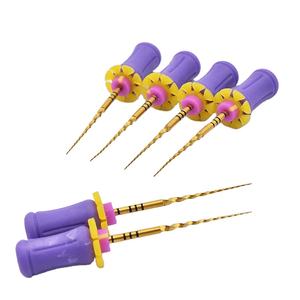 Glin Dental <span class=keywords><strong>Super</strong></span> Gold Warmte Activering <span class=keywords><strong>Niti</strong></span> Bestanden Voor Handgebruik 25Mm S1 Pro Taper <span class=keywords><strong>Hand</strong></span> Gebruiken Endo Bestanden - Product Image 1