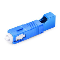 Conector de fibra óptica SC/UPC macho a LC/UPC hembra adaptador de fibra óptica SC LC acoplador óptico híbrido