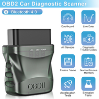 Detector Escáner V015 OBD2 BT 4.0 para la Mayoría de Herramientas de Diagnóstico de Automóviles Herramientas de Diagnóstico OBD PK ELM327