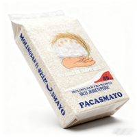 Sac personnalisé imprimé PP poignée en plastique Sacs d'emballage alimentaire 5KG 8KG 10KG 20KG Sac d'emballage de riz