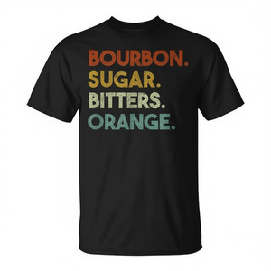 Camiseta Bourbon Vintage 80S Retro Whiskey Old Fashioned - Product Image 2