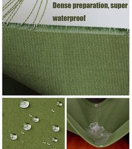 <span class=keywords><strong>Lona</strong></span> <span class=keywords><strong>Impermeable</strong></span> de Alta Resistencia Verde de 12 oz, 100% Poliéster, Tejido Liso Teñido con Hilo para Cubiertas de Camiones, 58/60" - Product Image 3