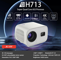 A1 Mini projecteur Home cinéma 160 ANSI Android 11 H713 5G WIFI pour écran miroir A1 Smart Portable Mini projecteur