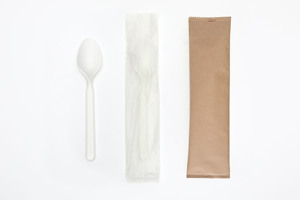 Chất Lượng Cao PLA Phân Hủy Sinh Học Dao Kéo Flatware Set Thân Thiện Với Môi Dùng Một Lần Dĩa Từ Thượng Hải Vật Liệu Nhựa - Product Image 6