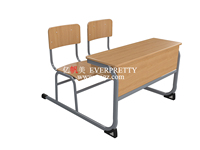 Mobilier pour salle de classe scolaire Design ergonomique Étudiant en bois triple pour étudier ou lire Deak et chaise