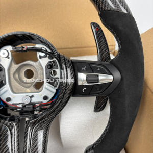 Volante de Fibra de Carbono LED Personalizado para <span class=keywords><strong>BMW</strong></span> F01 F06 F10 F11 F15 F20 F22 F30 F32 F33 F34 F31 F36 M3 F80 M4 F82 M5 F90 - Product Image 3