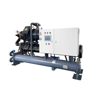 Excellent Cooling 50 tons Industrial Water Cooled Screw Chiller for sale