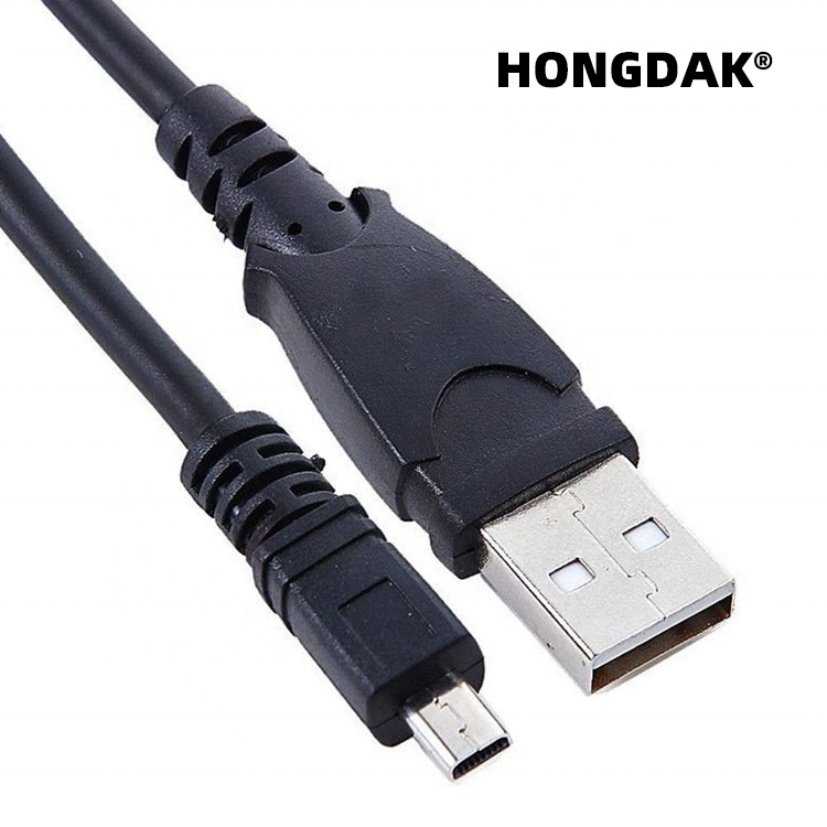 HONPNK Suitable for Nikon UC-E6 USB Data Cable, Digital Camera Connection Cable, 8P Small Port Data Cable, Charging Cable